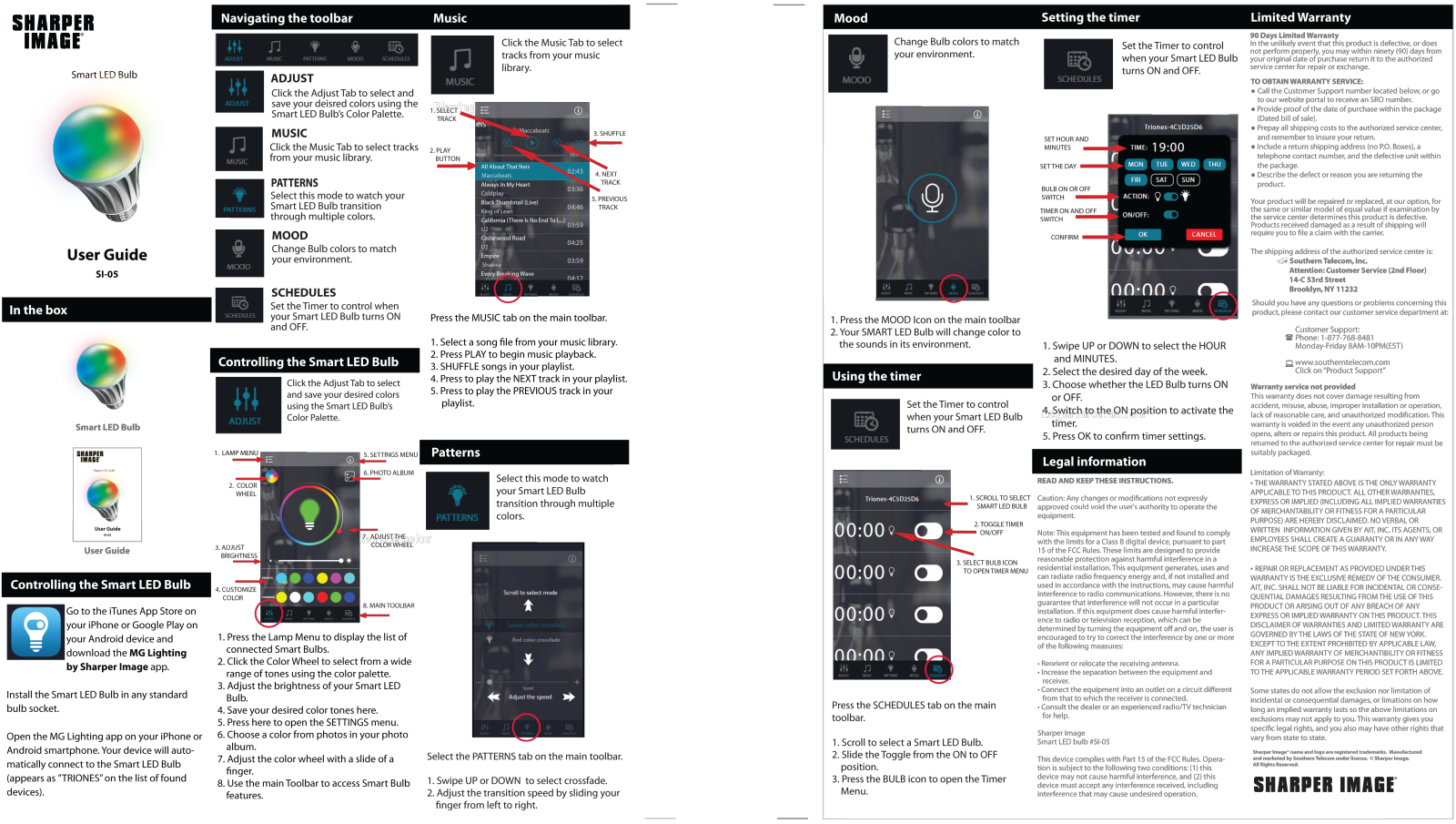 Sharper image SI-05 User Manual