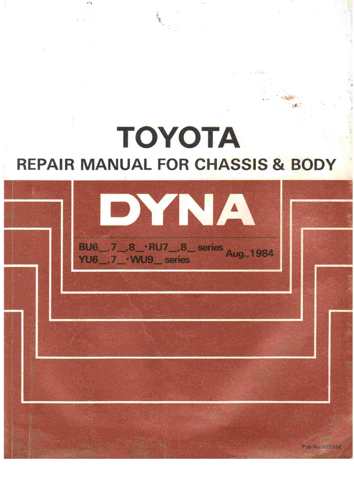 Toyota Dyna 1984 User Manual