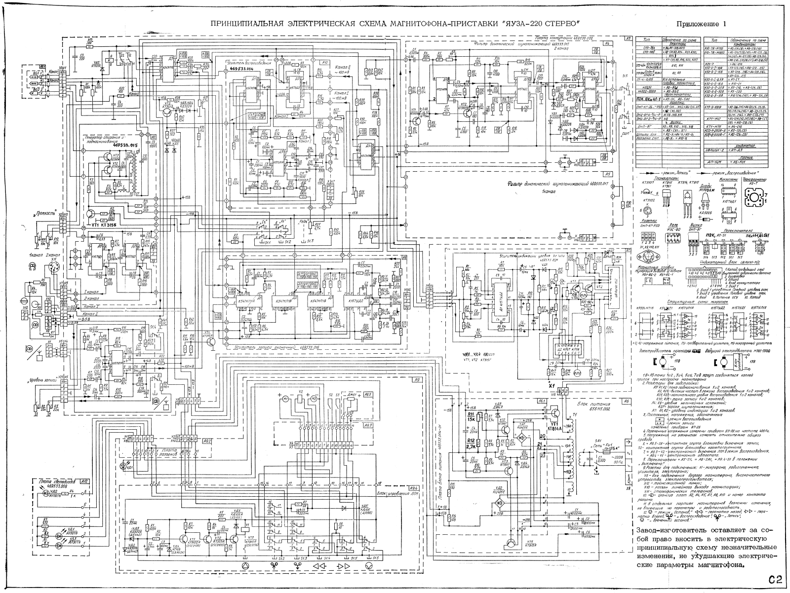 Яуза 220 стерео Schematics