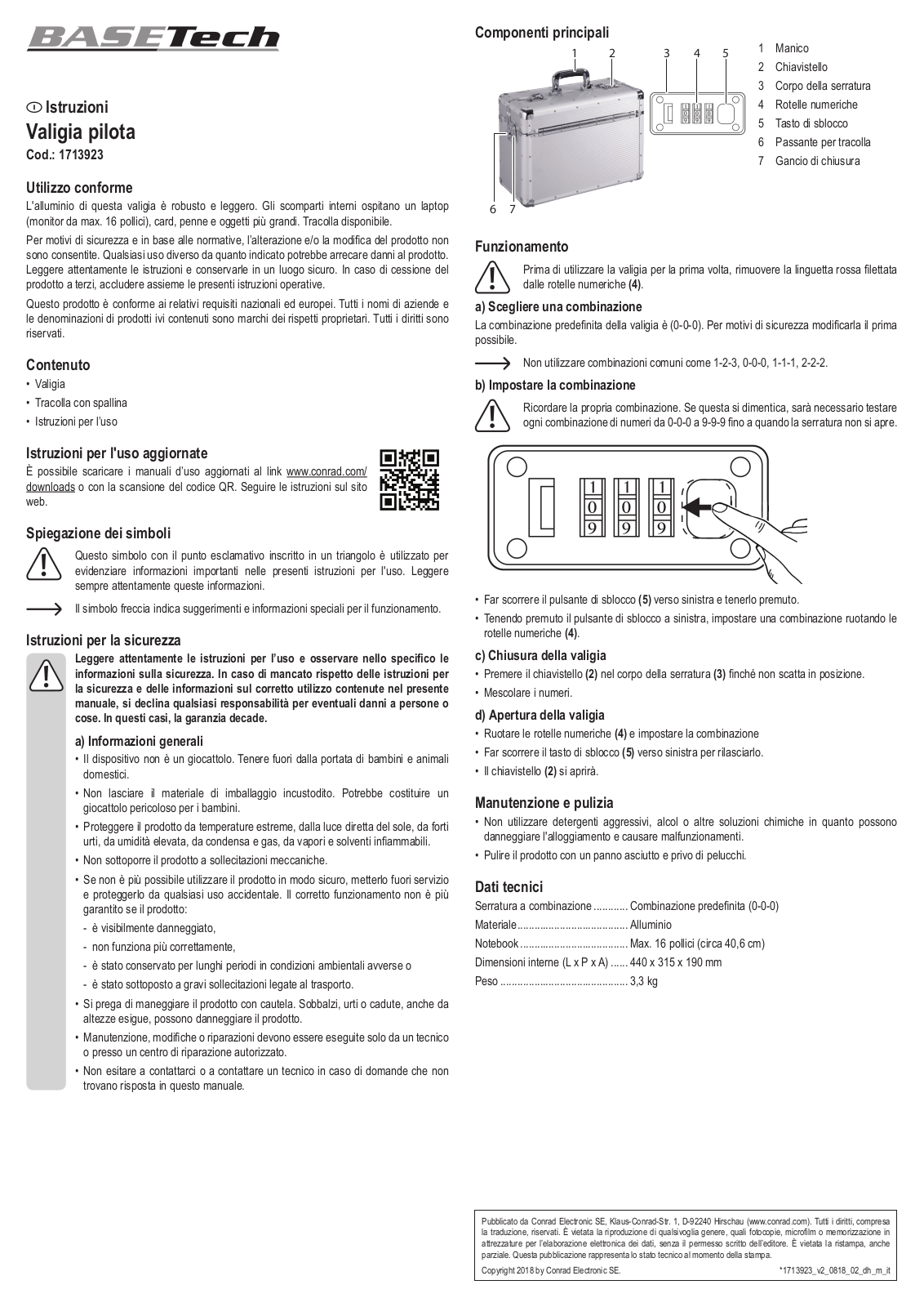 Basetech 1713923 User guide