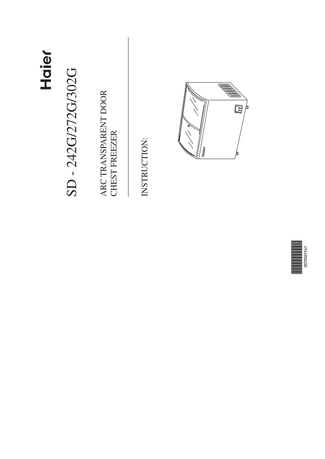 Haier SD-242G User Manual