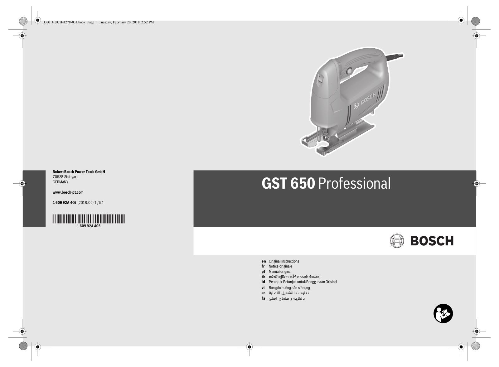 Bosch GST 650 User Manual