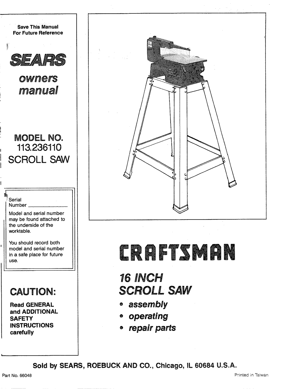 Sears 113.23611 User Manual - ManualMachine.com