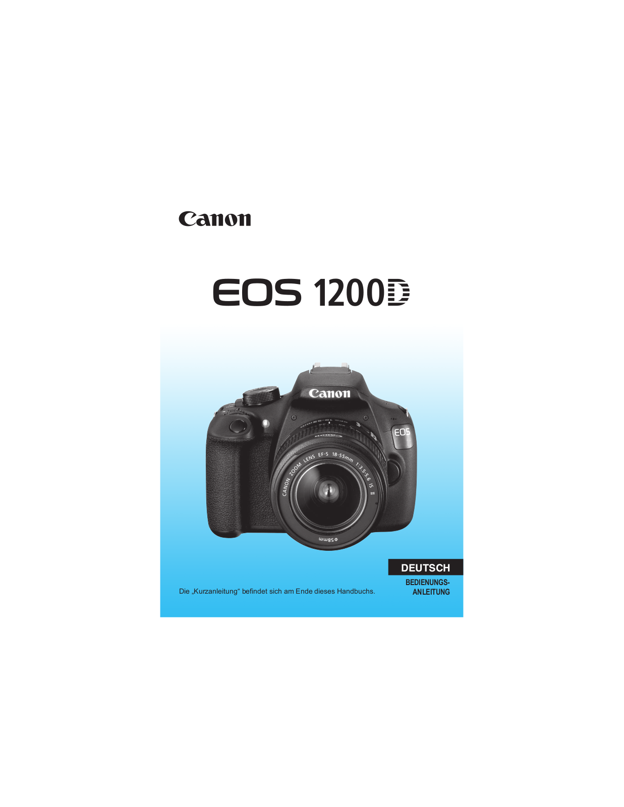 Canon EOS1200D User guide