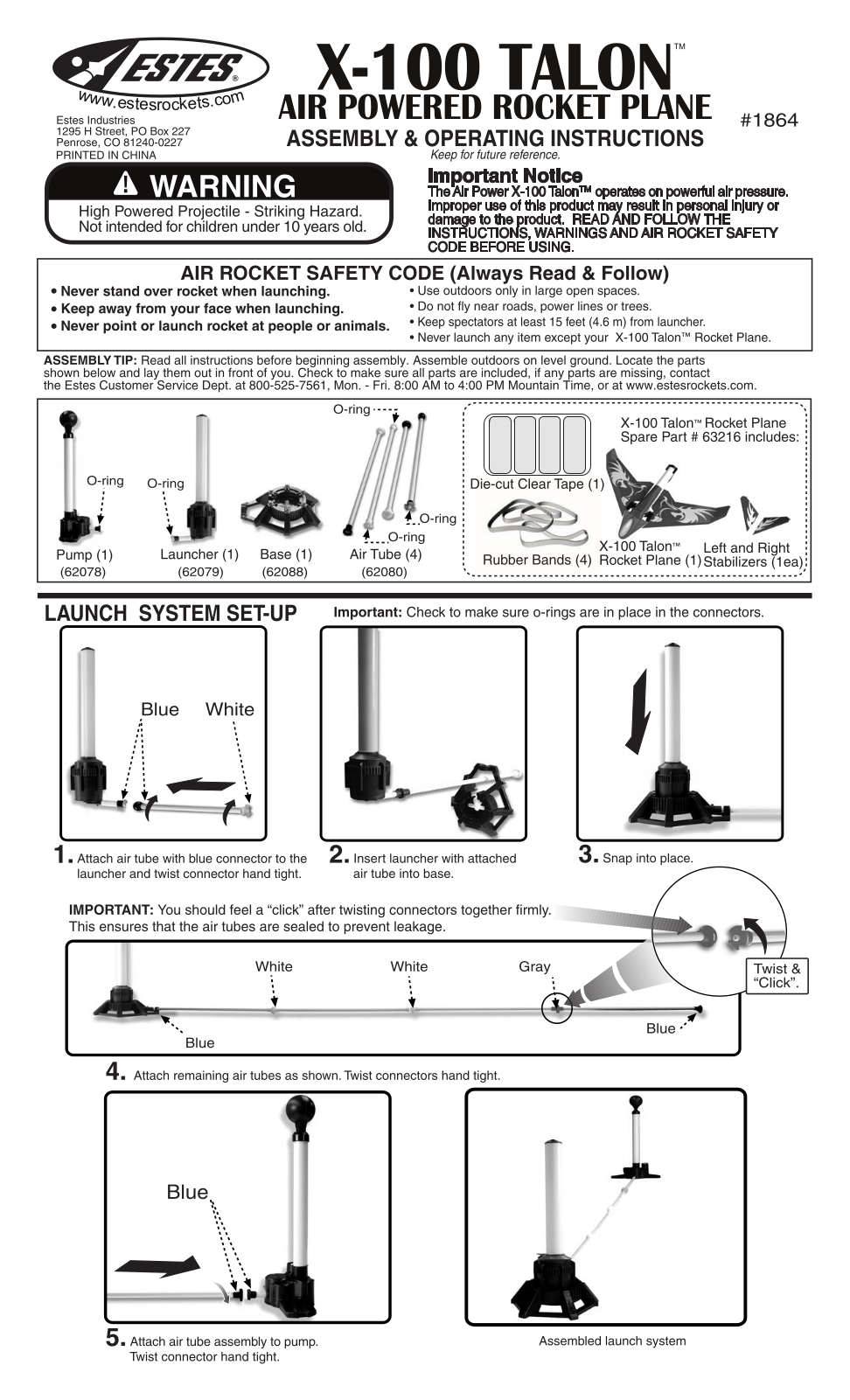 ESTES Talon User Manual