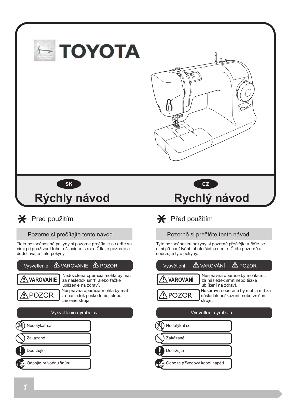 Toyota SPA 15R User Manual