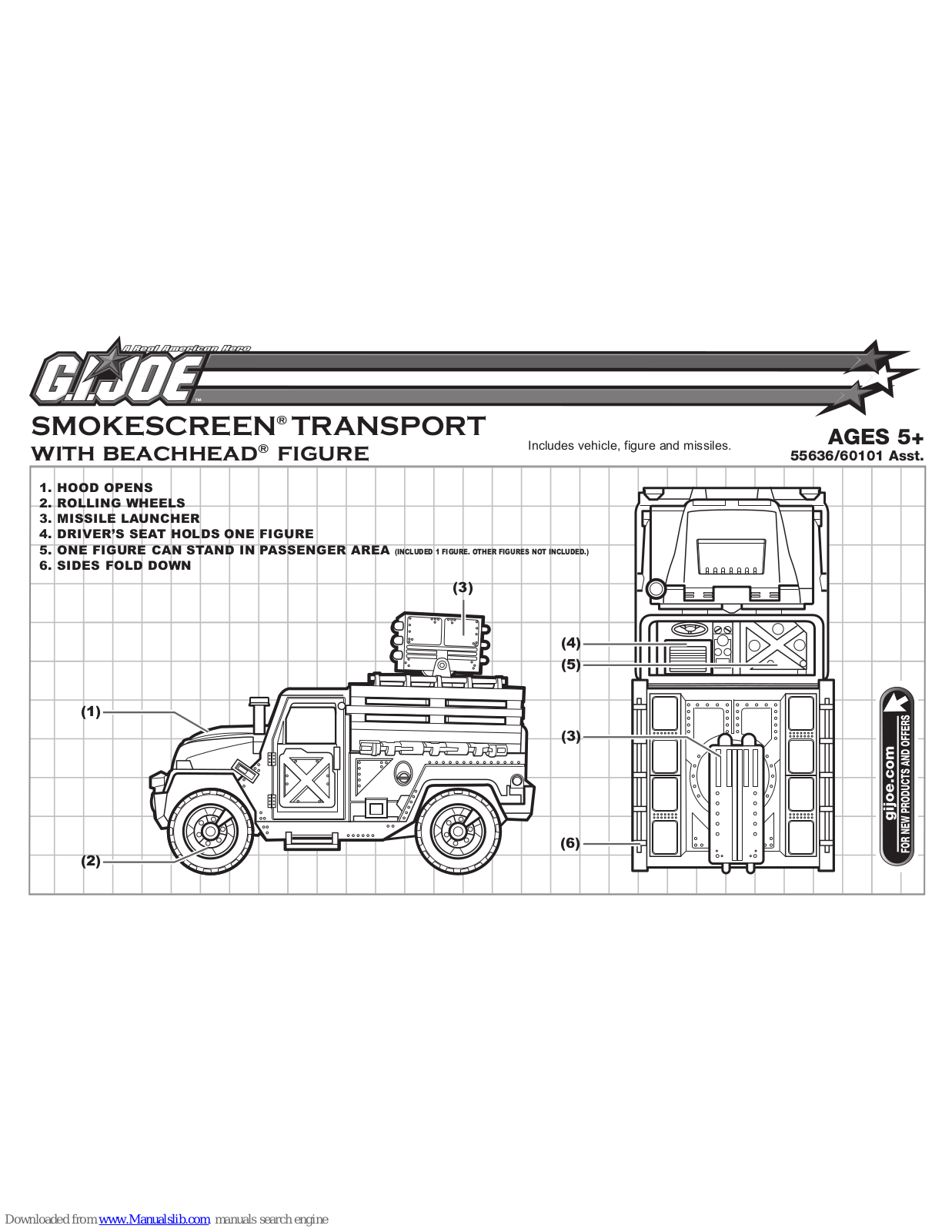 Hasbro 55636, 60101 Instructions Manual - ManualMachine.com