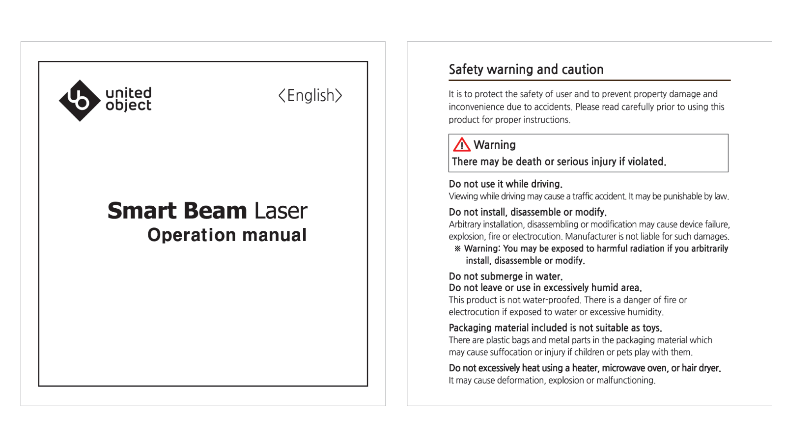 CREMOTECH LB UH6CB User Manual