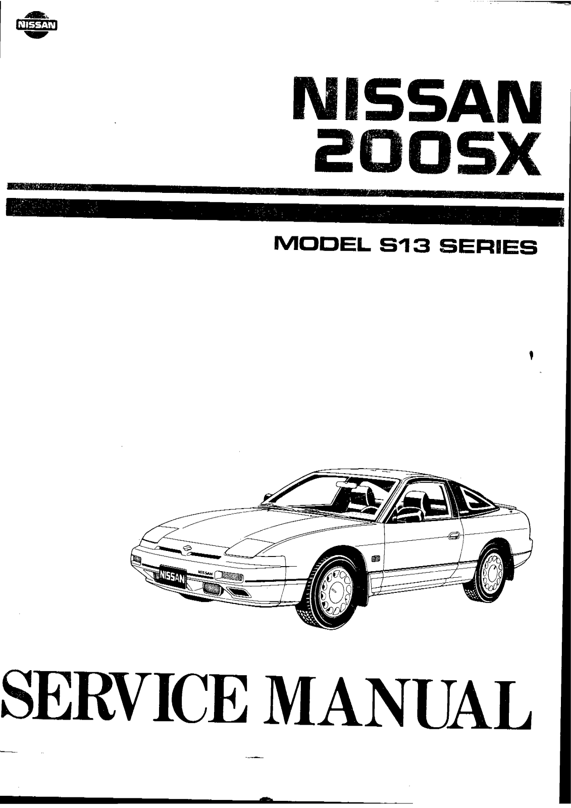 Nissan 200 SX 1988 User Manual