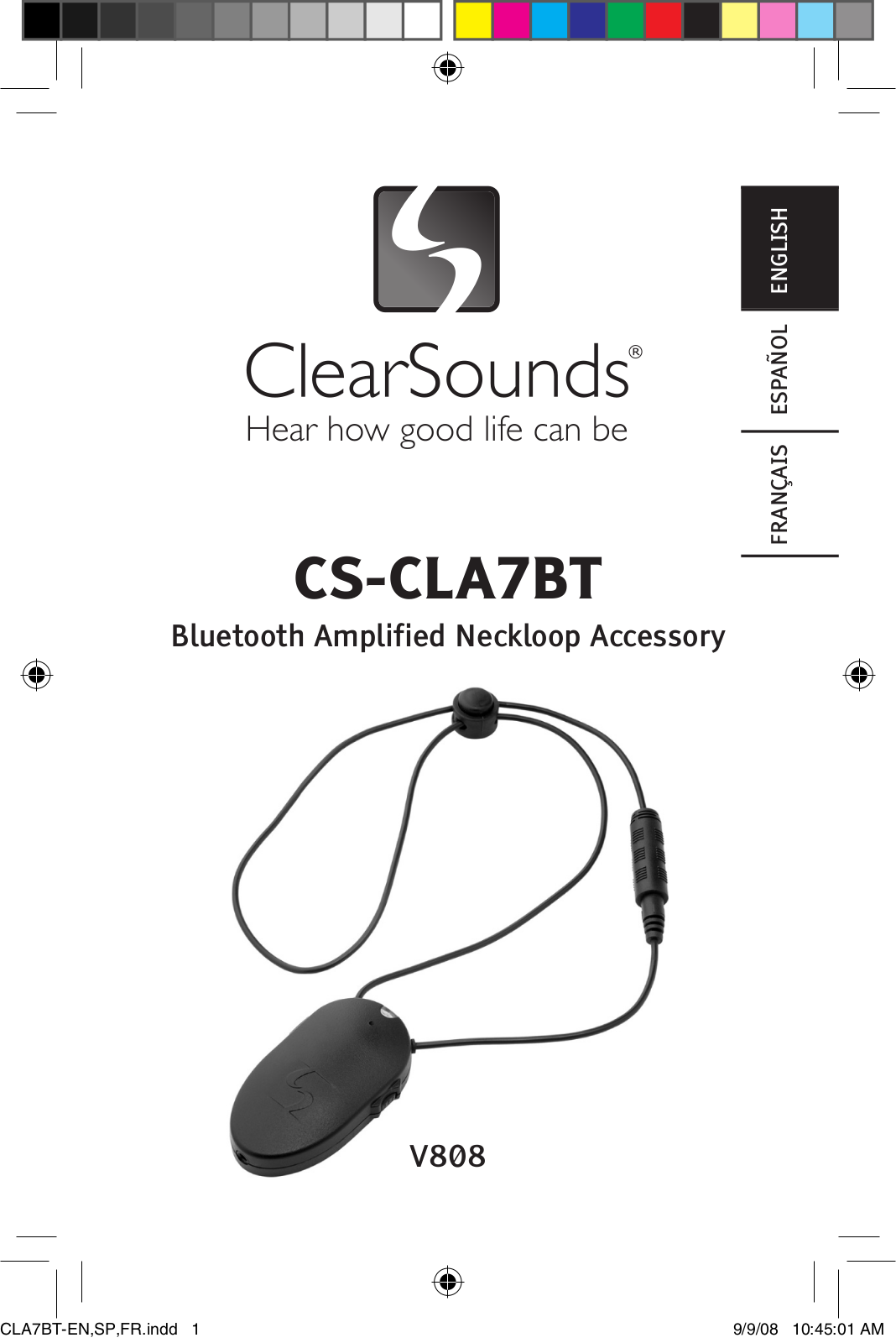 ClearSounds V808, CS-CLA7BT User Manual 2