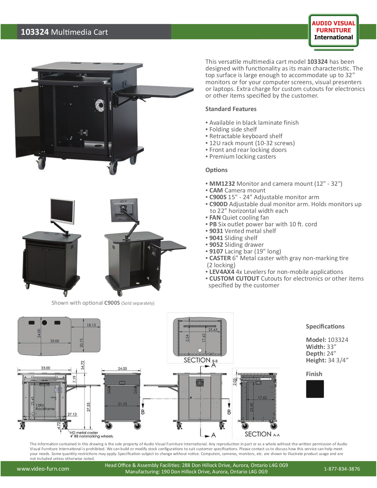 AVFI VFIN1002 Specifications - ManualMachine.com