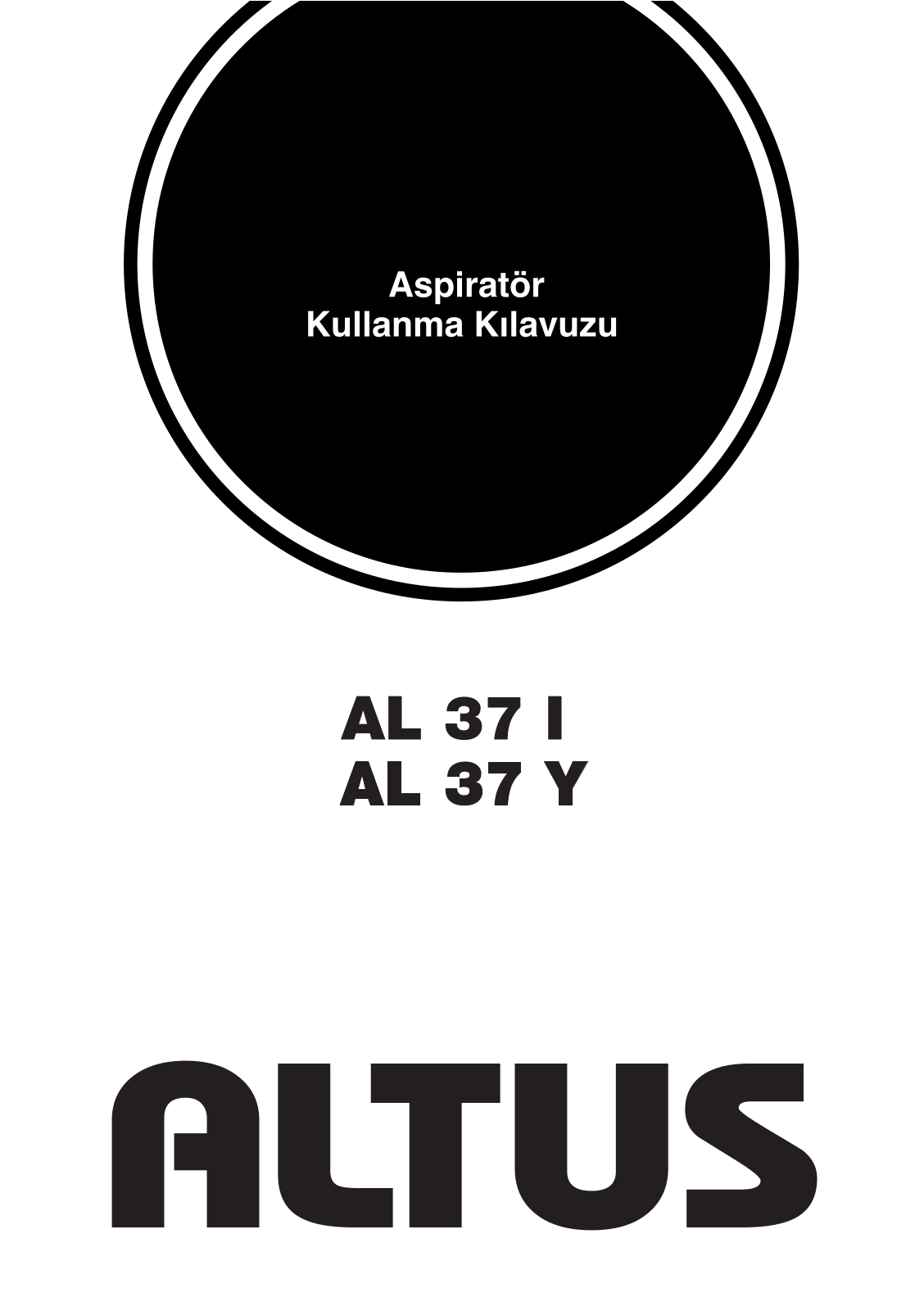 ALTUS AL37I, AL37Y User manual