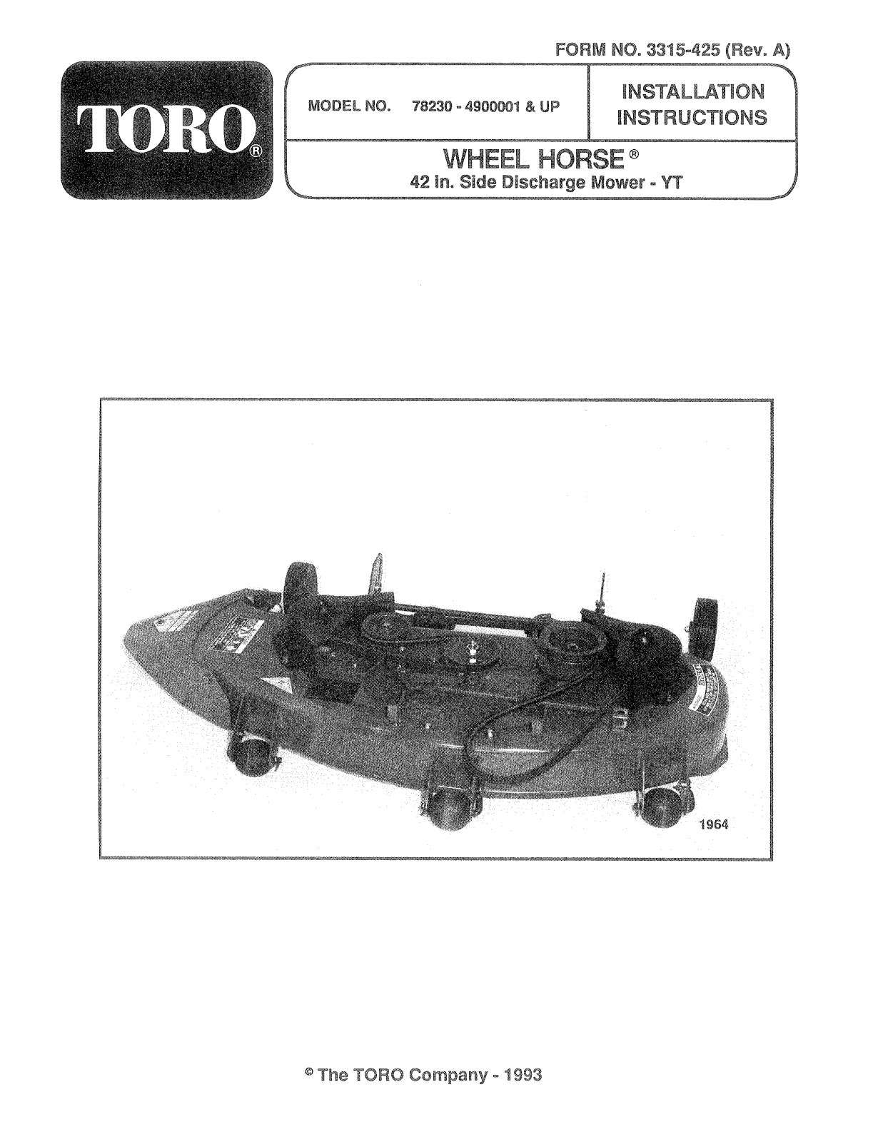 Toro 78230 Operator's Manual