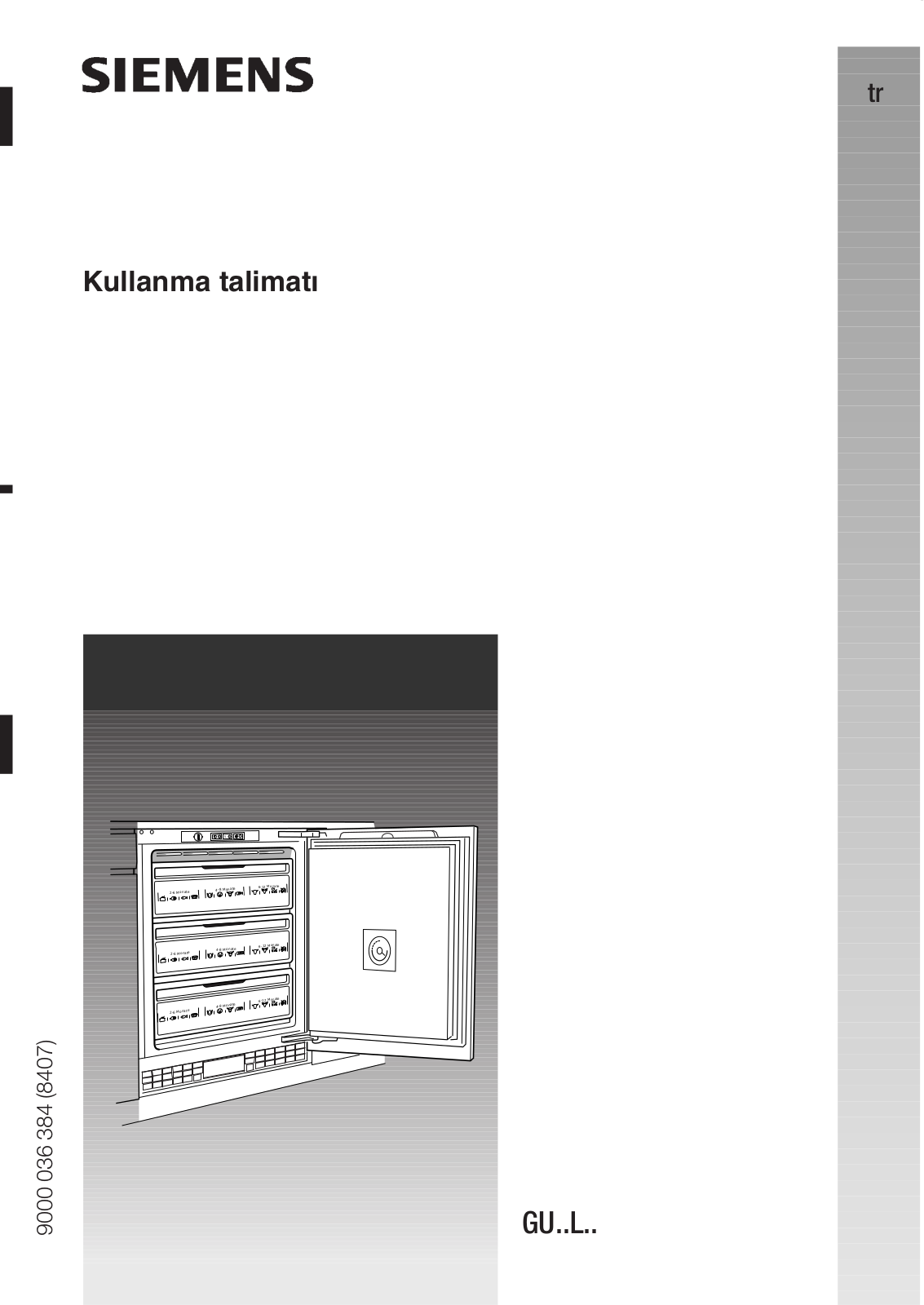 Siemens GU12L440NE User Manual