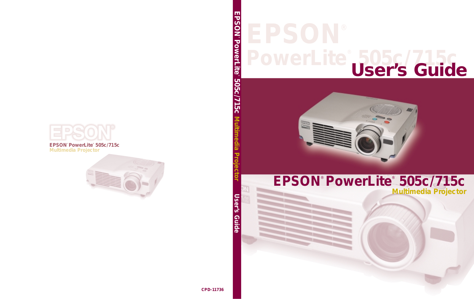 Epson PowerLite 505c, PowerLite 715c User Guide