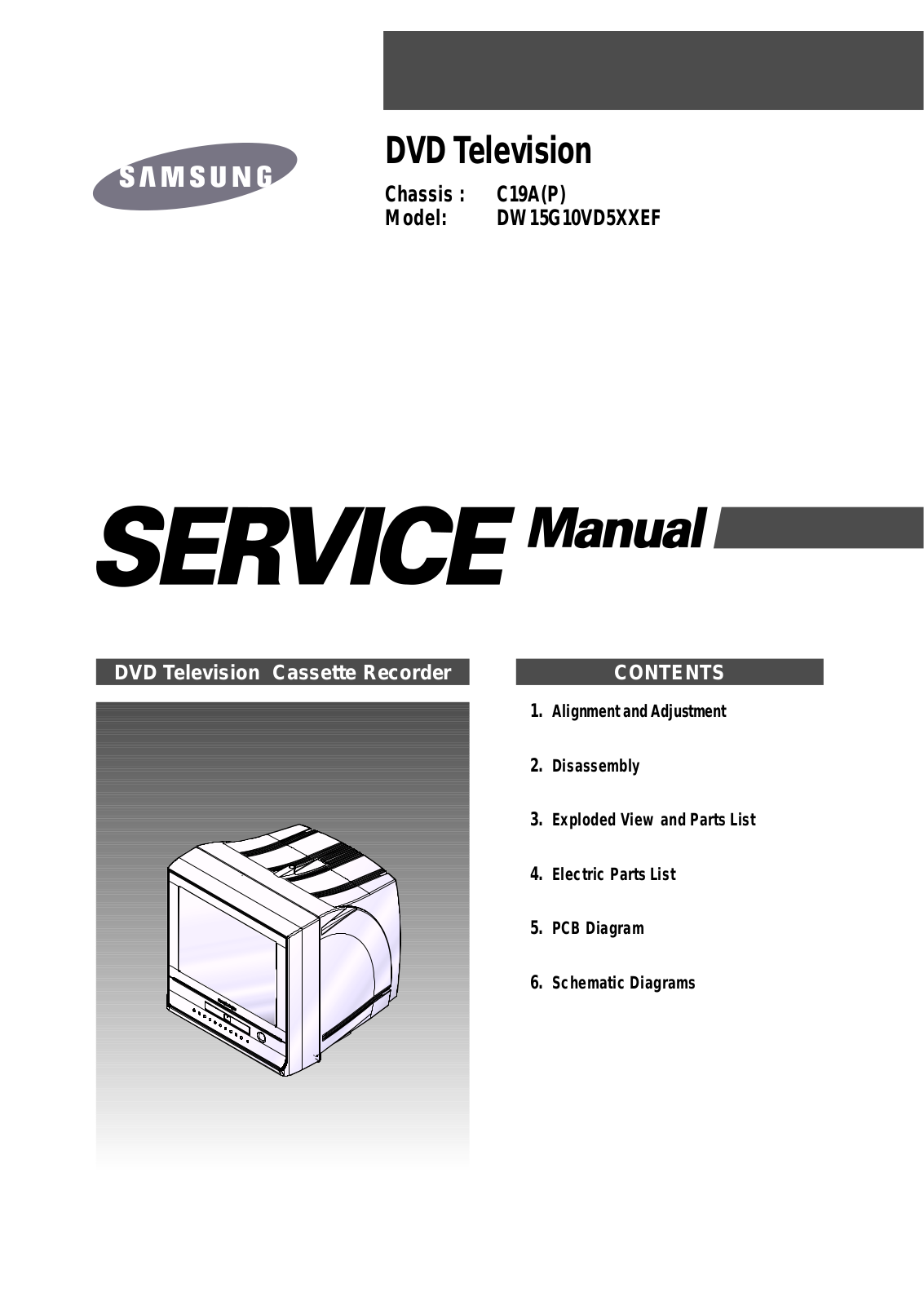 Samsung DW15G10VD5XXEF Schematic