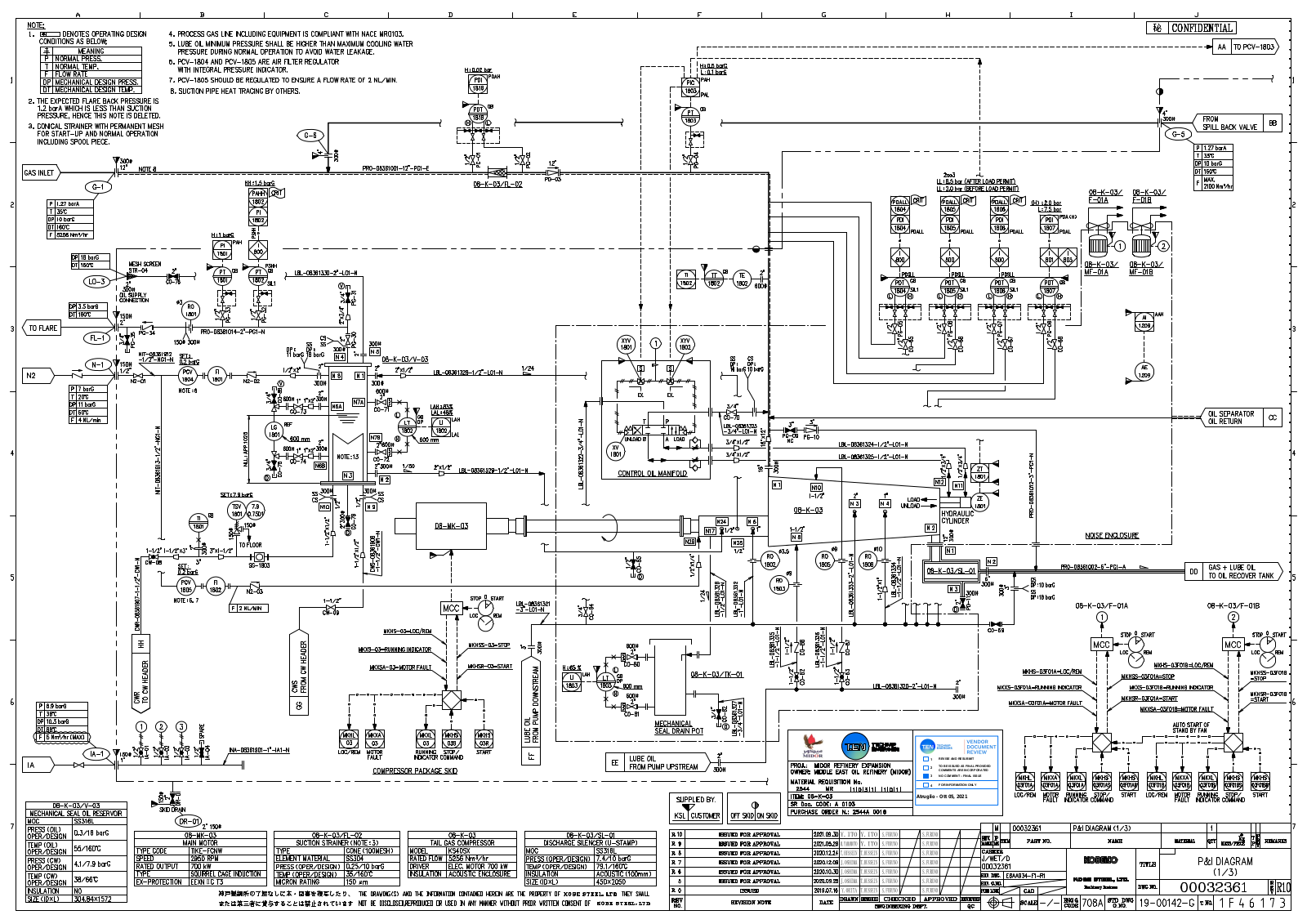 Technip 08-K-03 Schematics