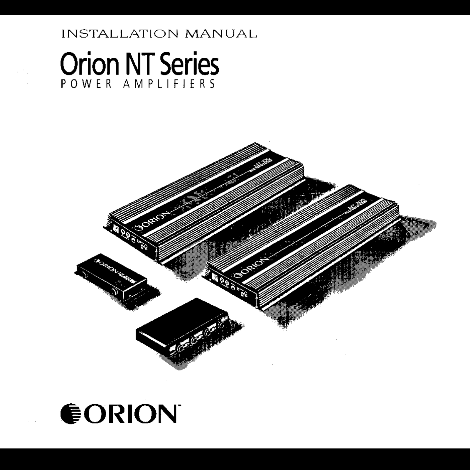 Orion NT Series User Manual