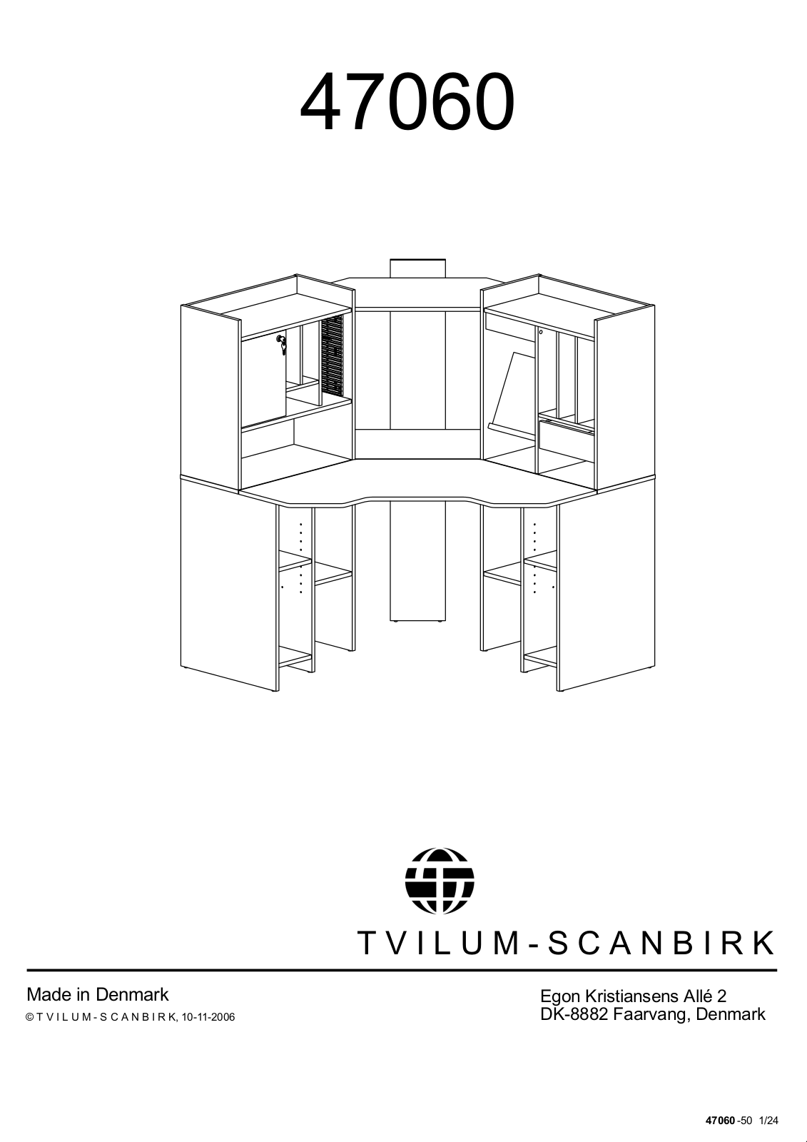 Tvilum 47060 User Manual