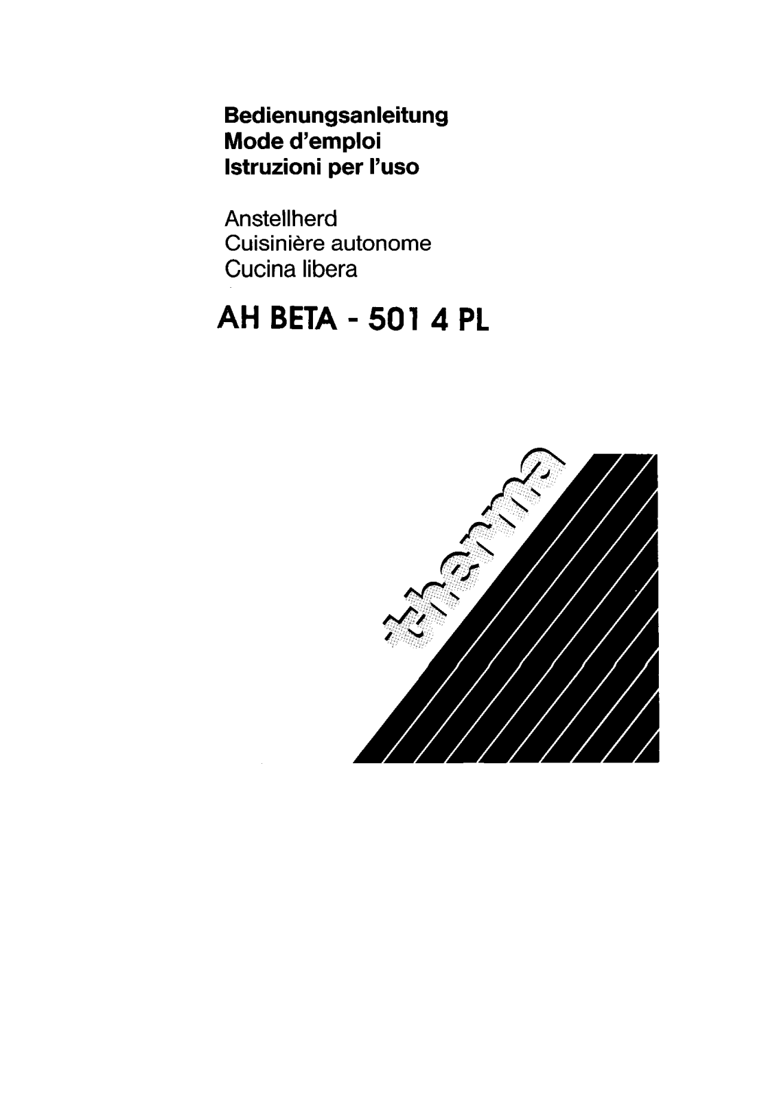 AEG AH-BETA501 User Manual