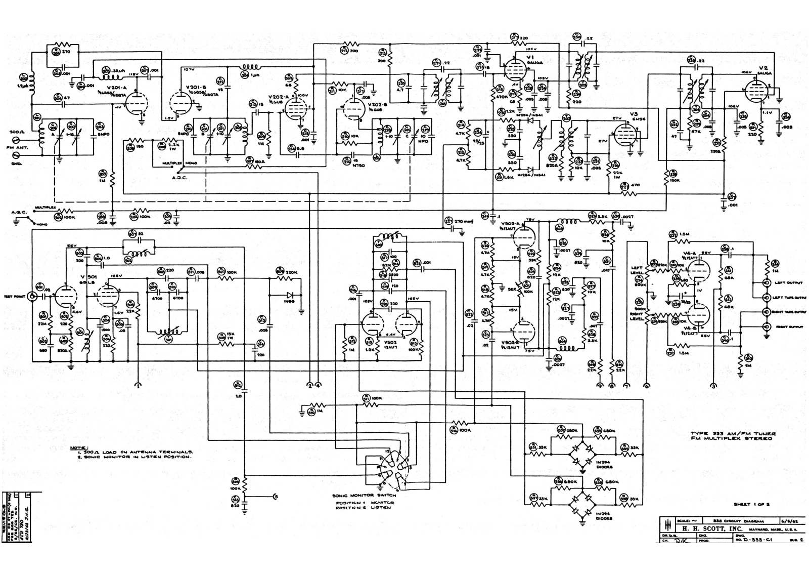 Scott 333A Schematic