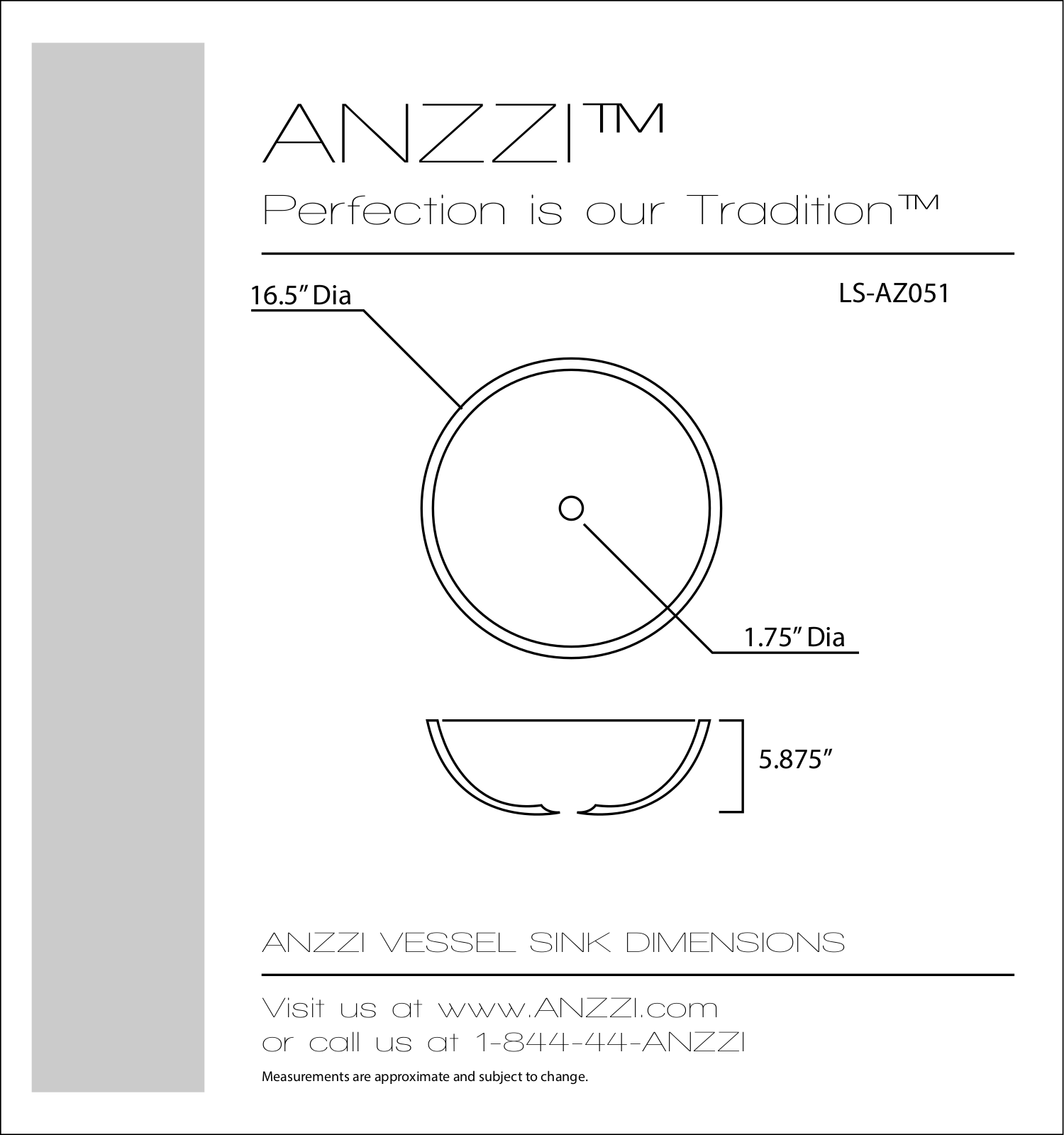 ANZZI ANZI1635 Specifications - ManualMachine.com