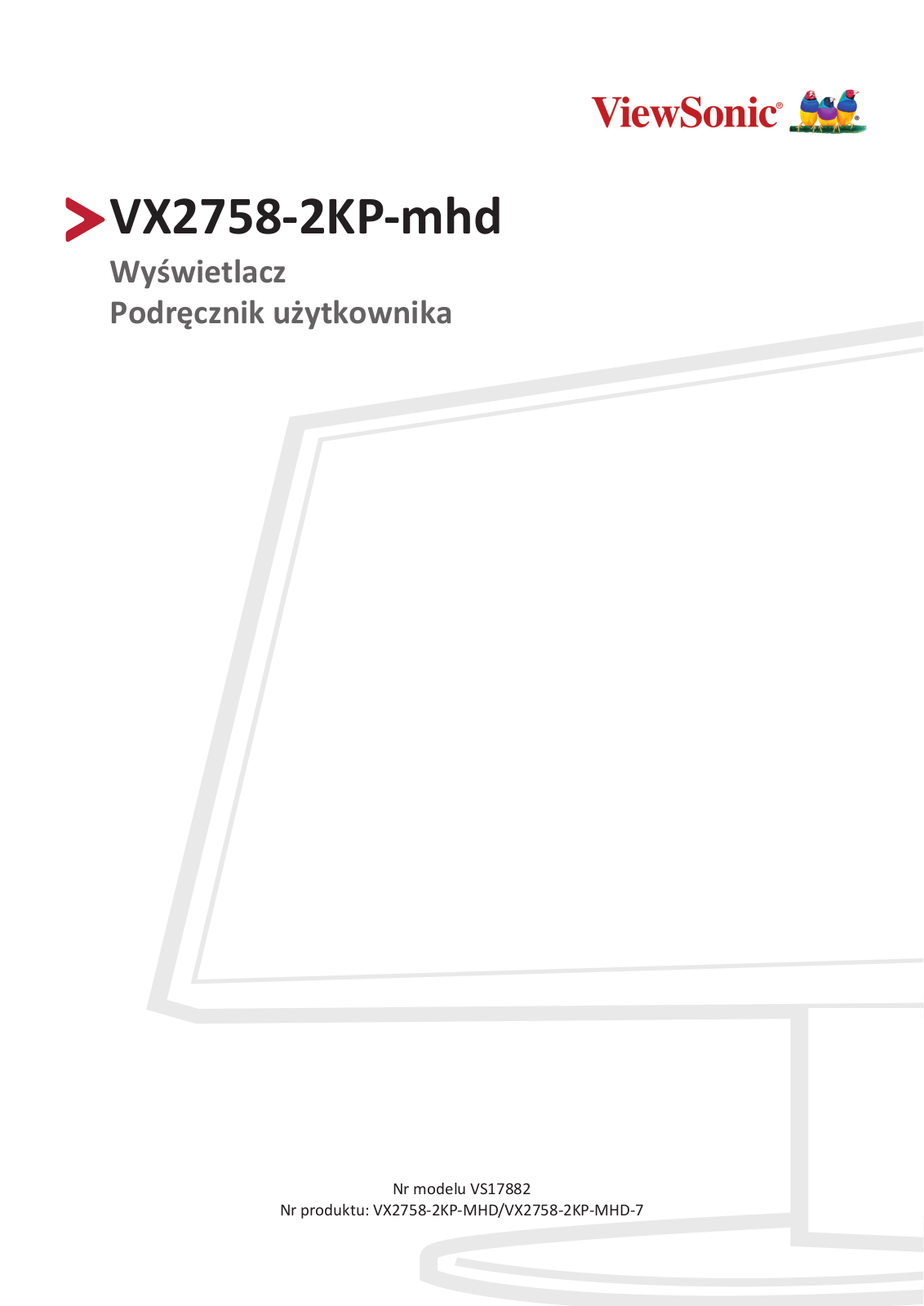 ViewSonic VX2758-2KP-mhd User Manual