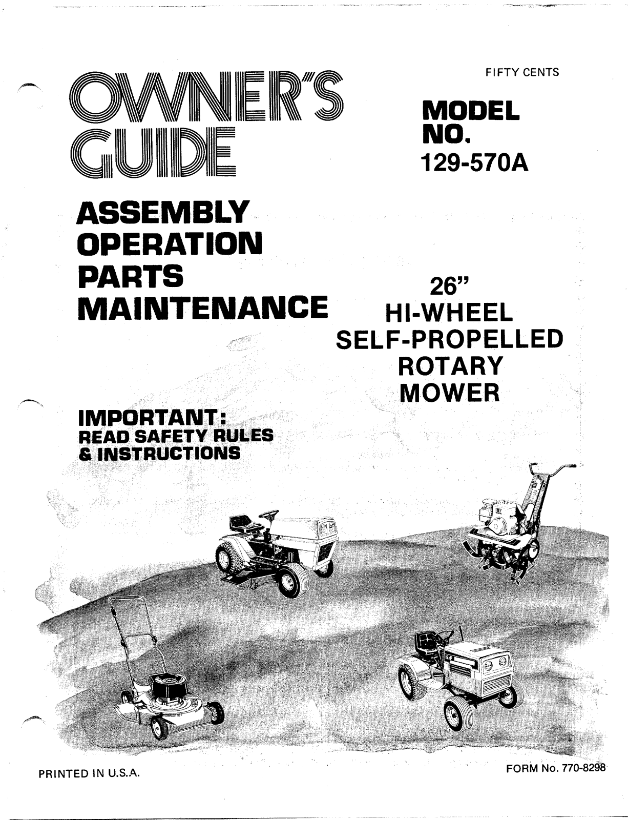 MTD 129-570A User Manual