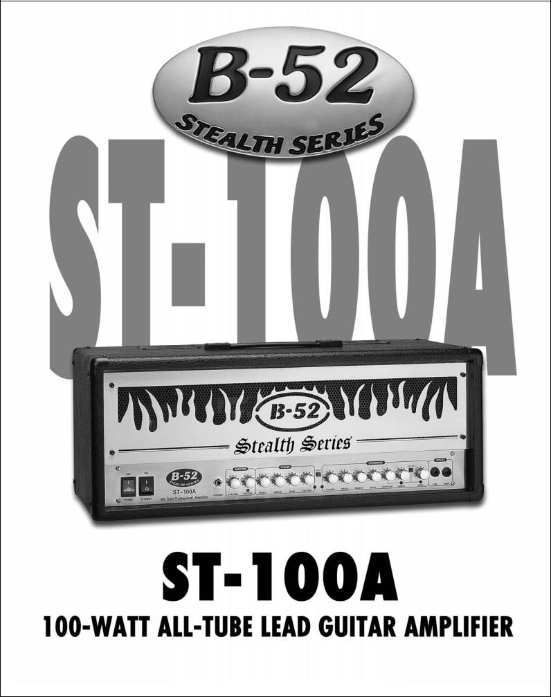 B-52 ST100A User Manual