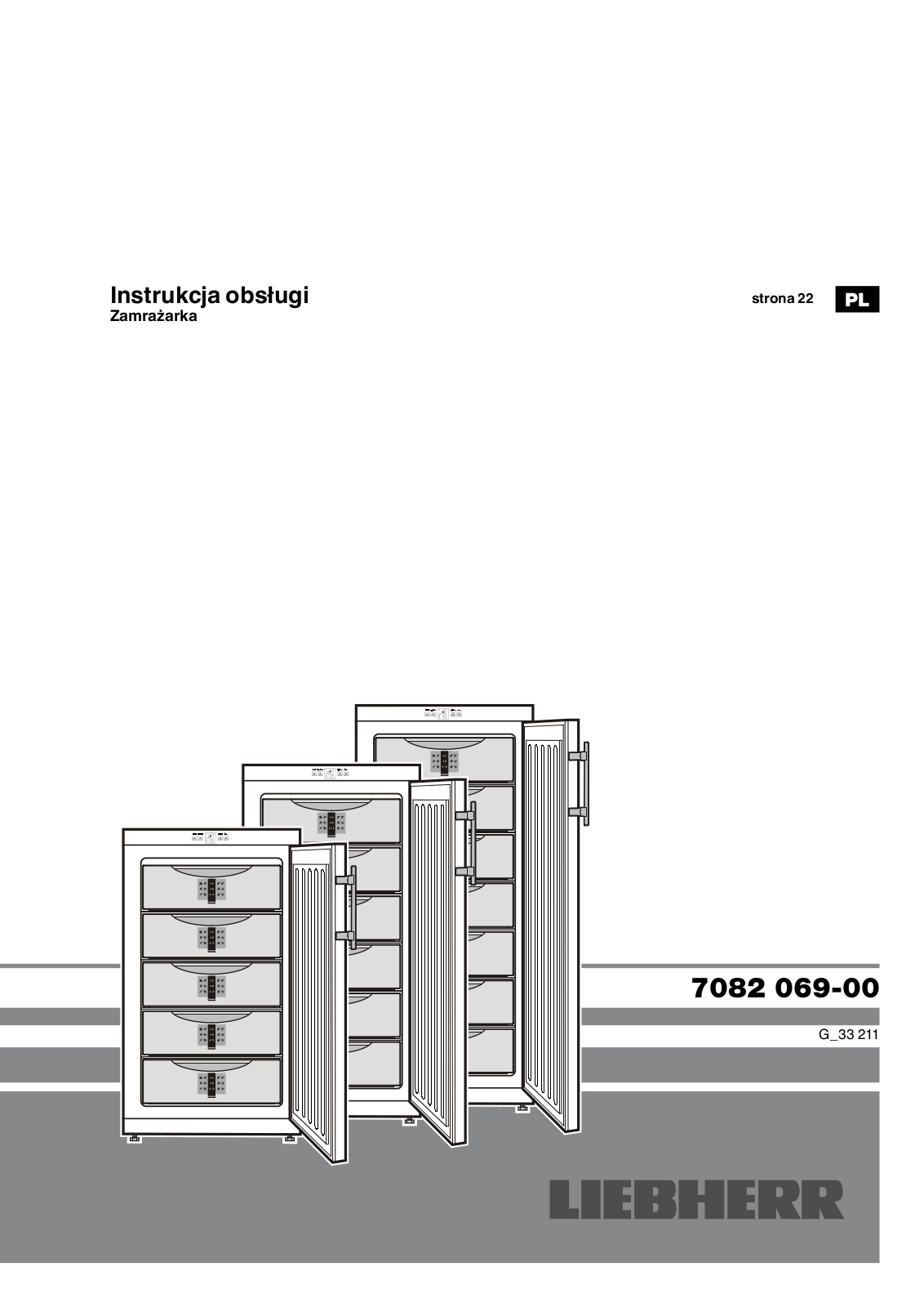 Liebherr G 2033 COMFORT, G 2033, G 2733 COMFORT, G 2433 COMFORT, G 2733 User Manual