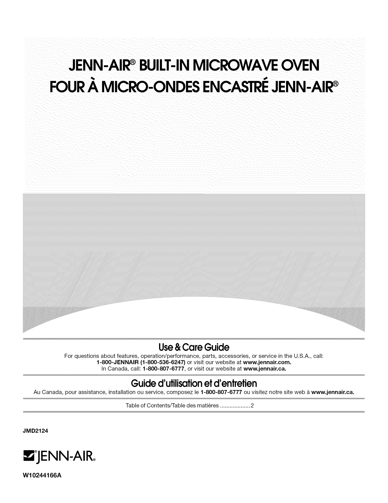 Jenn-Air JMD2124WS0 Owner’s Manual
