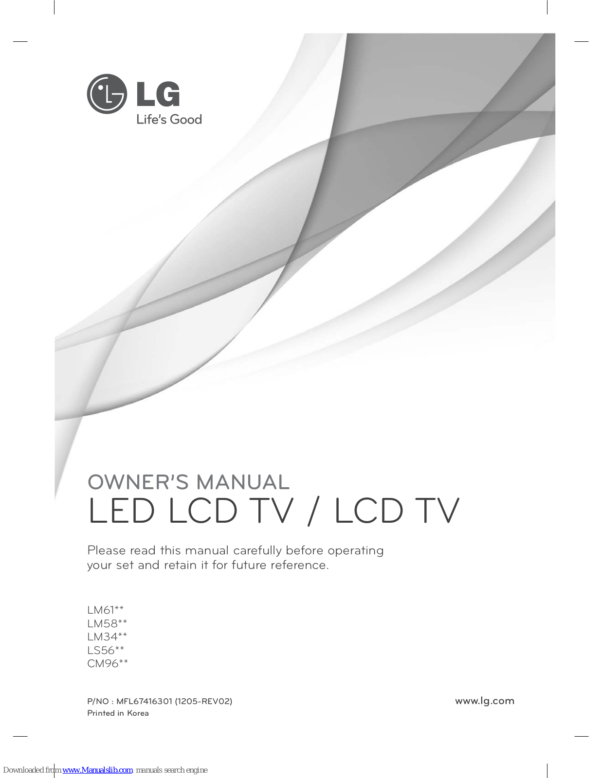 LG 42LM615T-ZE, 55LM615S-ZE, 47LM615S-ZE, 47LM615T-ZE, 55LM615T-ZE Owner's Manual