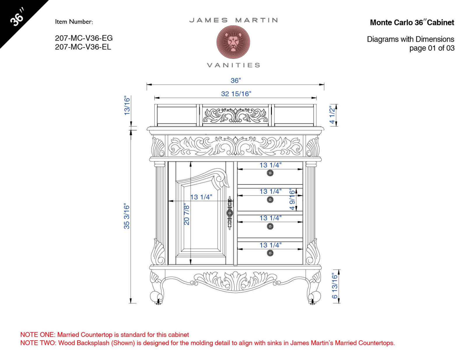 James Martin 207MCV36EG Diagram