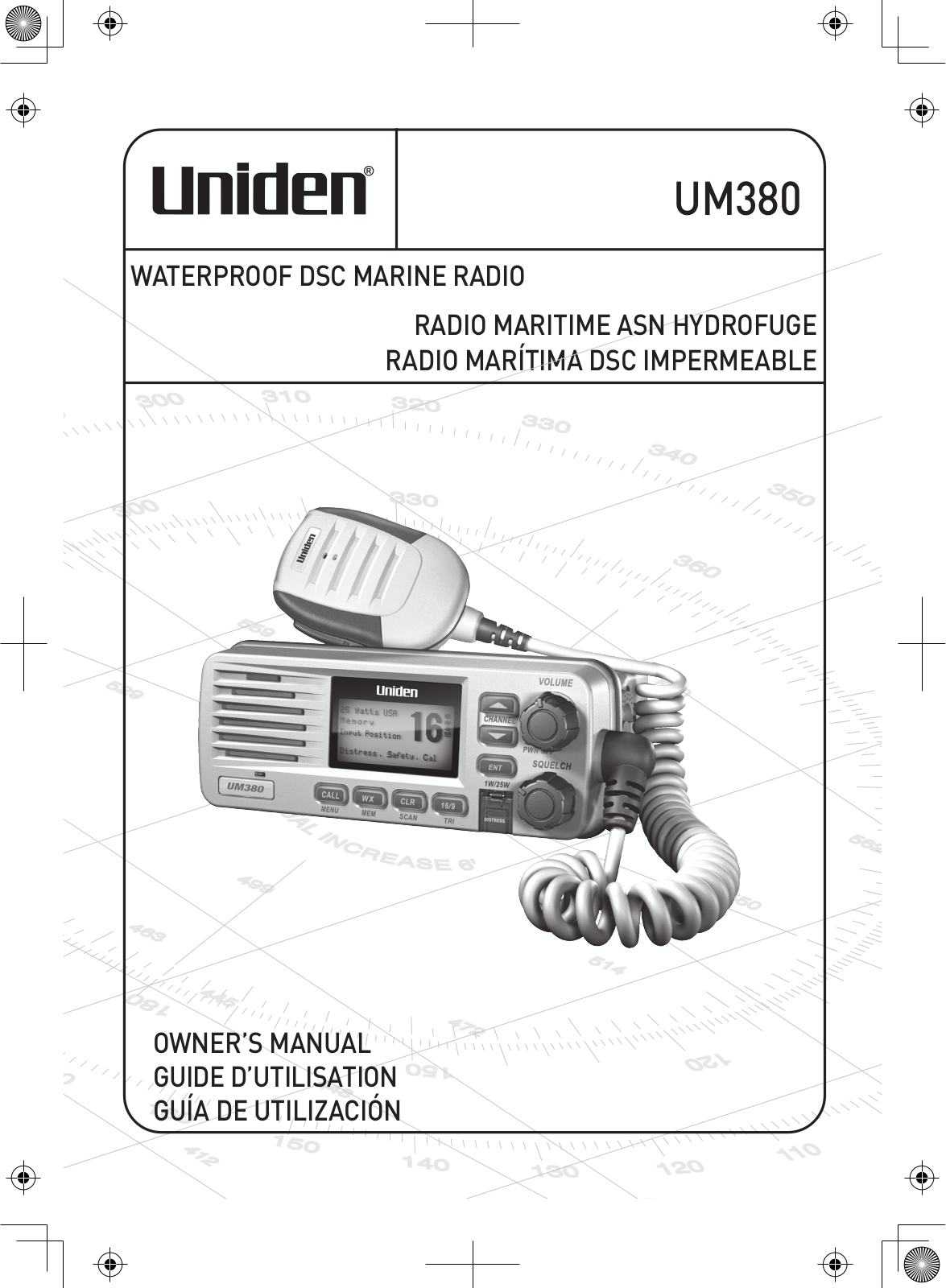 Uniden UM380BK User Manual