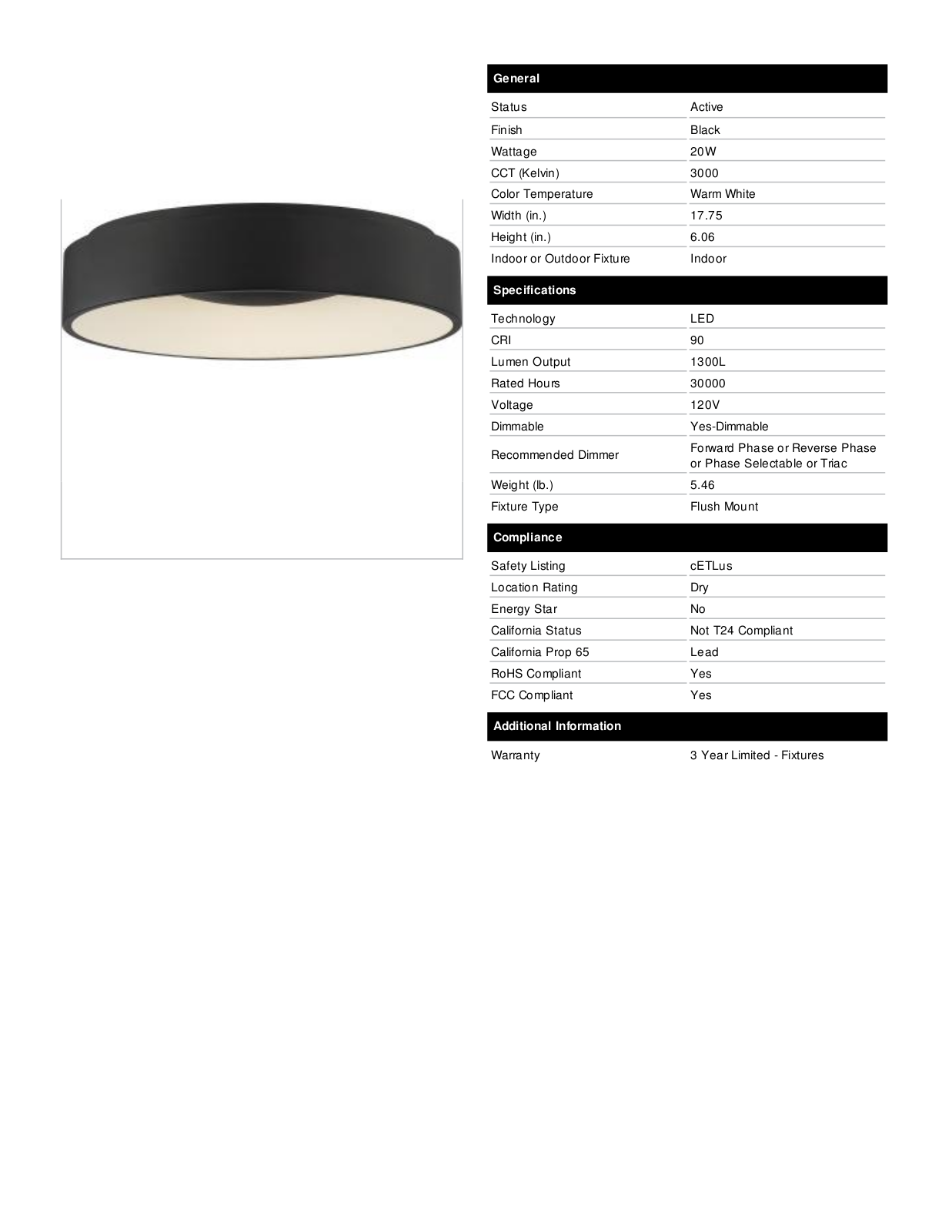 AllModern W003548190 Specifications - ManualMachine.com