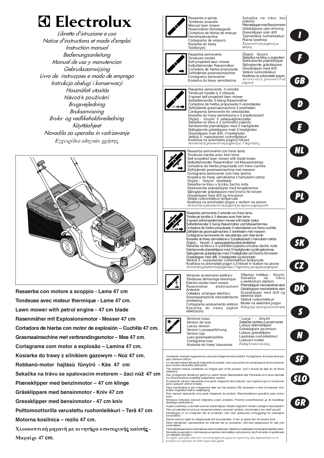 Electrolux P5048CD User Manual