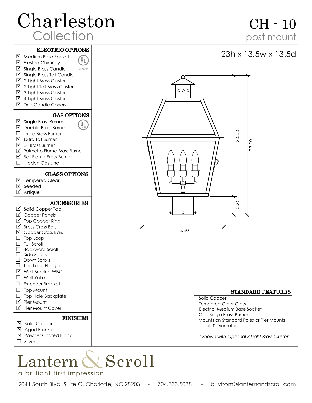 Lantern & Scroll LASC1143 Specifications - ManualMachine.com