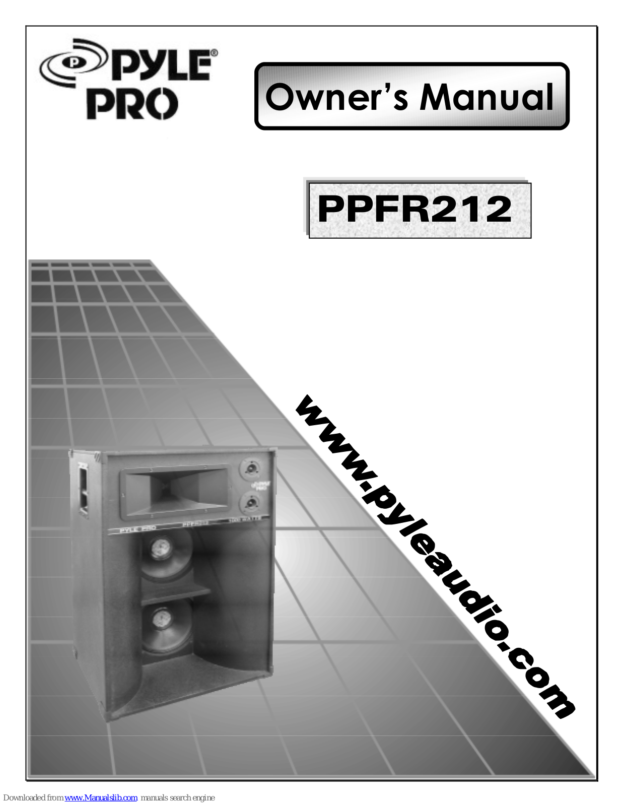 Pyle Pro PPFR212 Owner's Manual