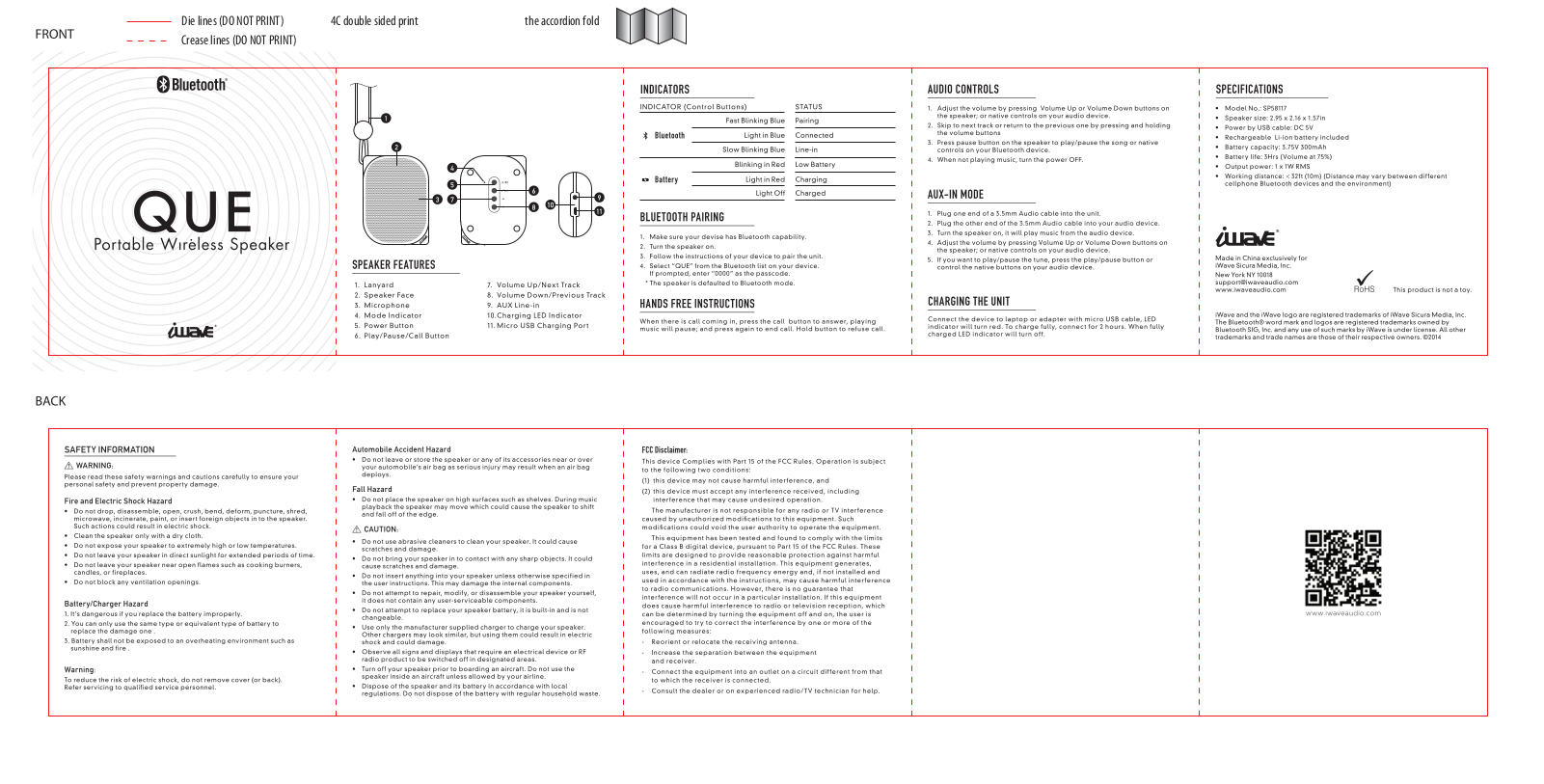 Wonders Technology SP58117 User Manual