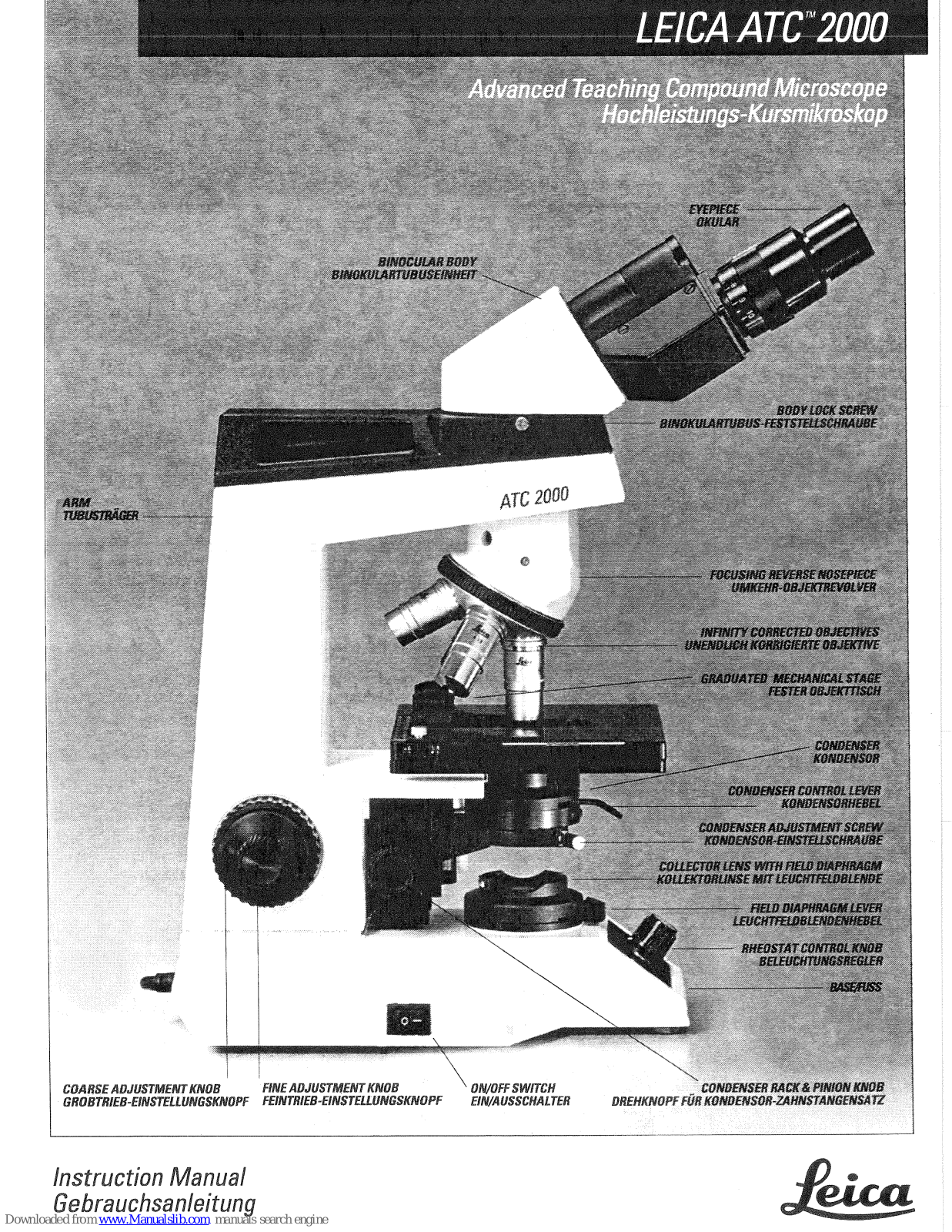 Leica ATC 2000 Instruction Manual