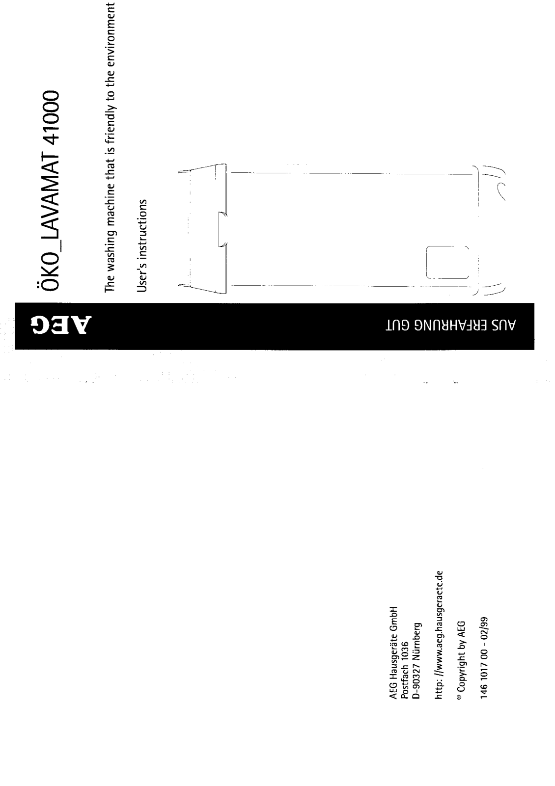 AEG LAV40900 User Manual