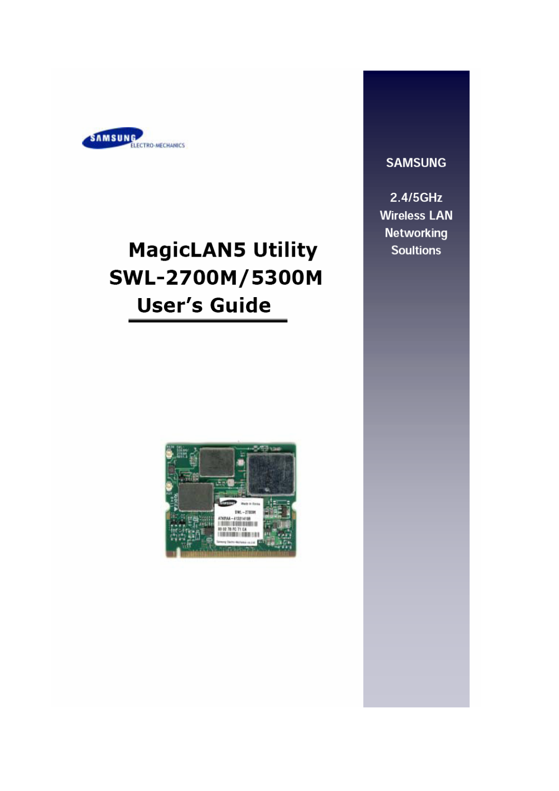 Samsung SWL 5300M Users Manual