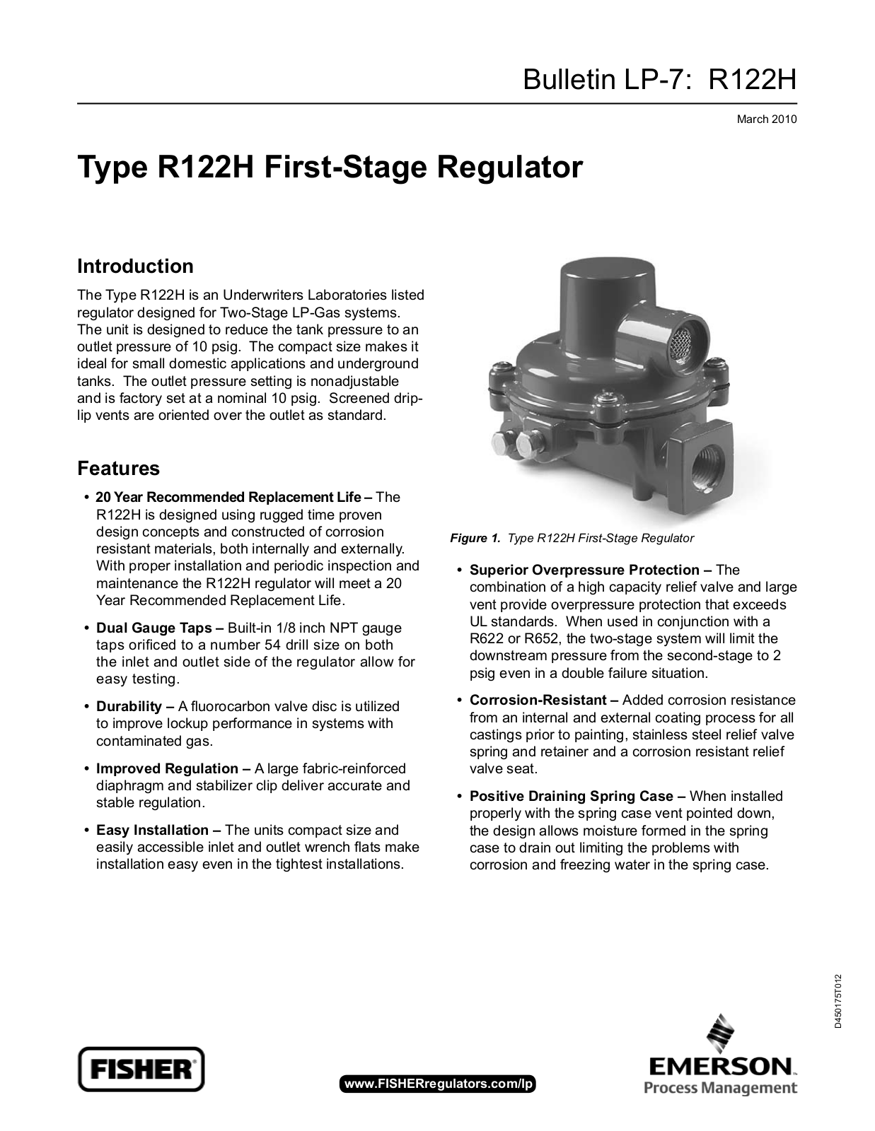 Fisher R122H Specifications