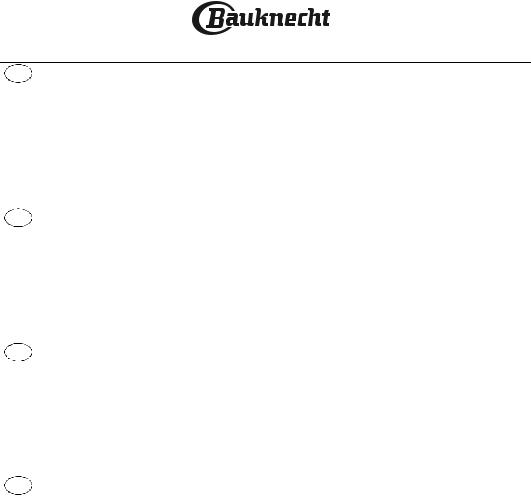 Whirlpool DBR 5890/IN/01, DBR 5890 IN/PT, DBR 5890/AL/01, DTR 5890/IN/01, DKR 5890/IN/01 INSTRUCTION FOR USE