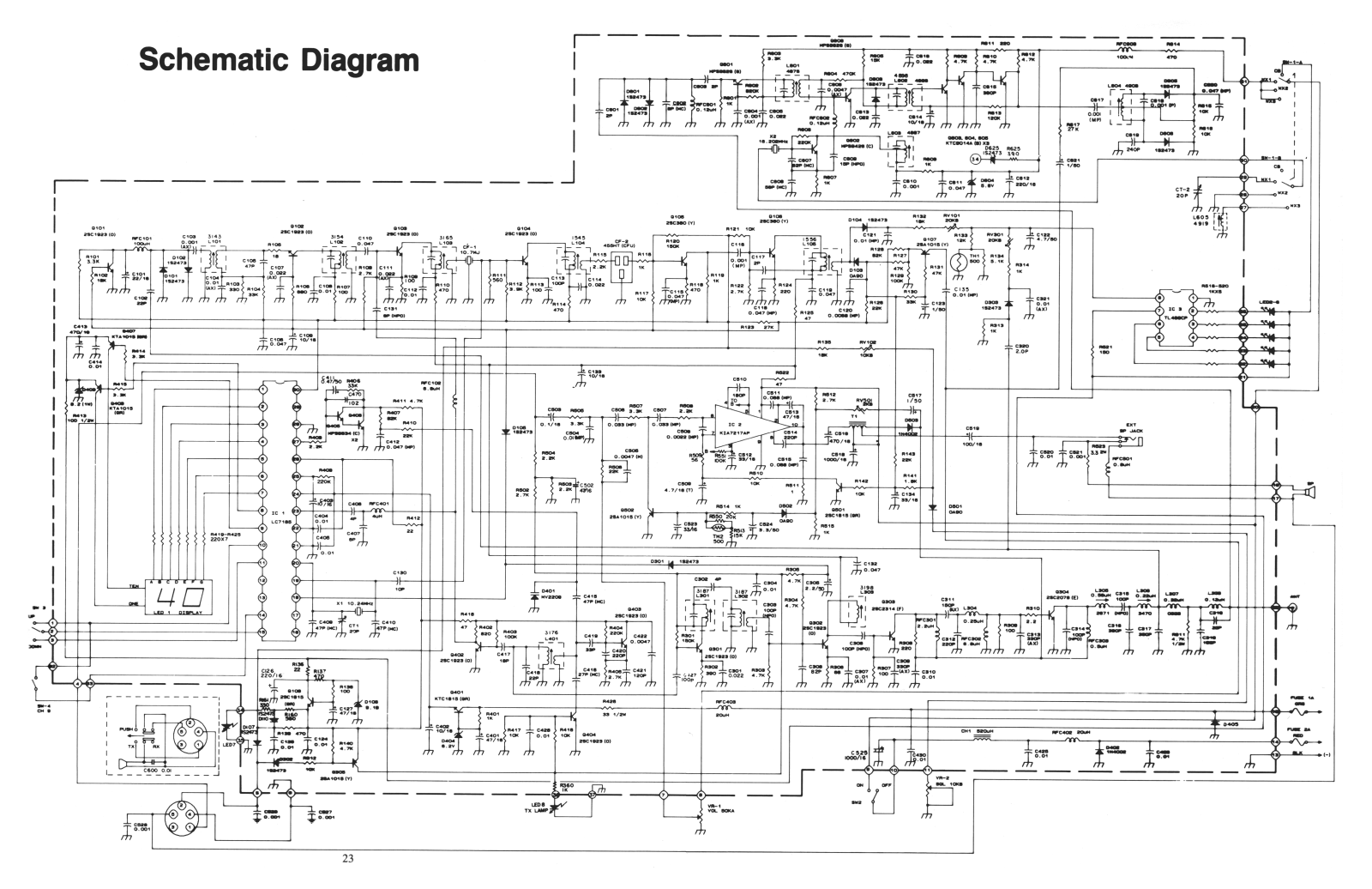 Cobra 18 Schematic