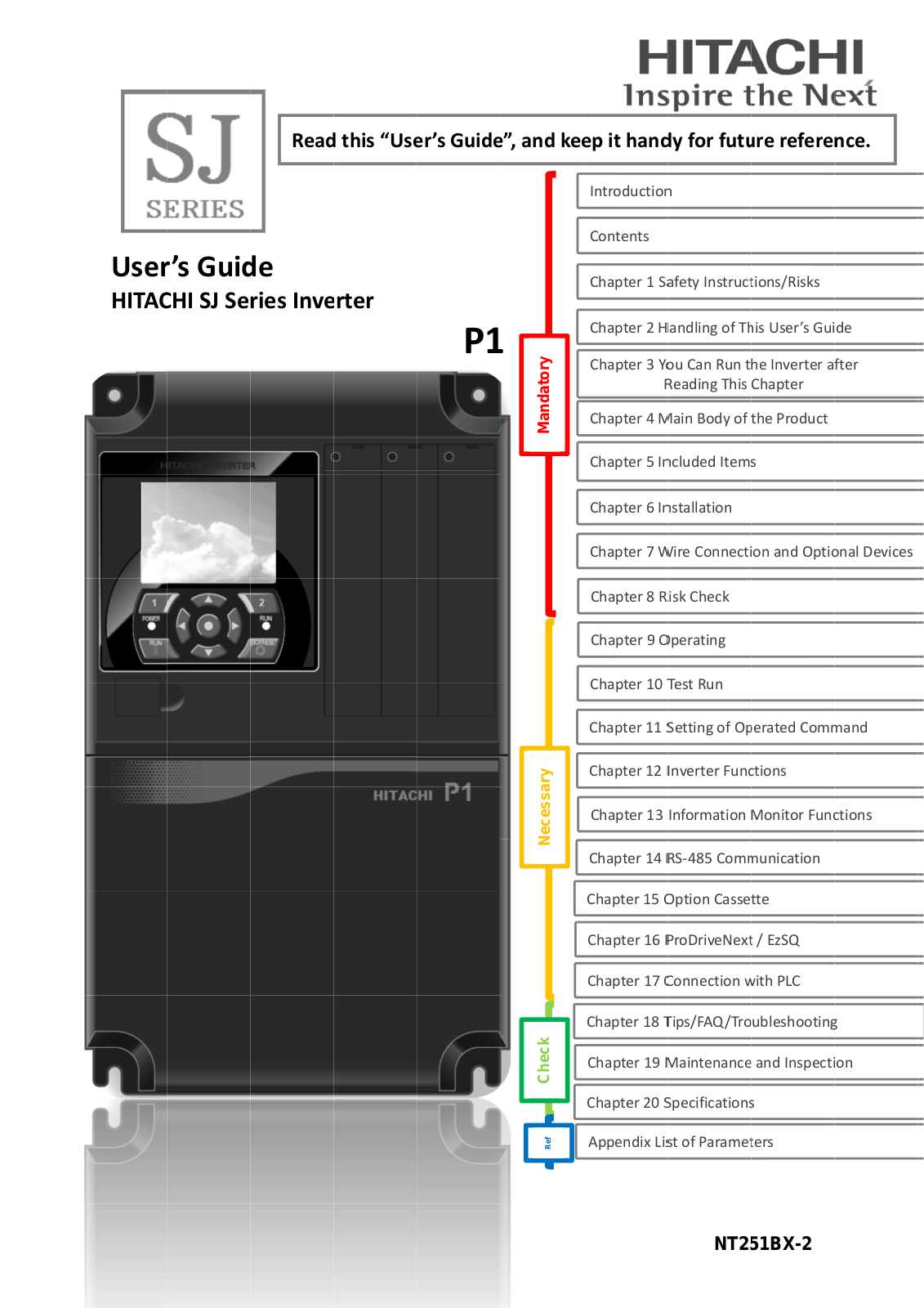 Hitachi SJ Series User Guide