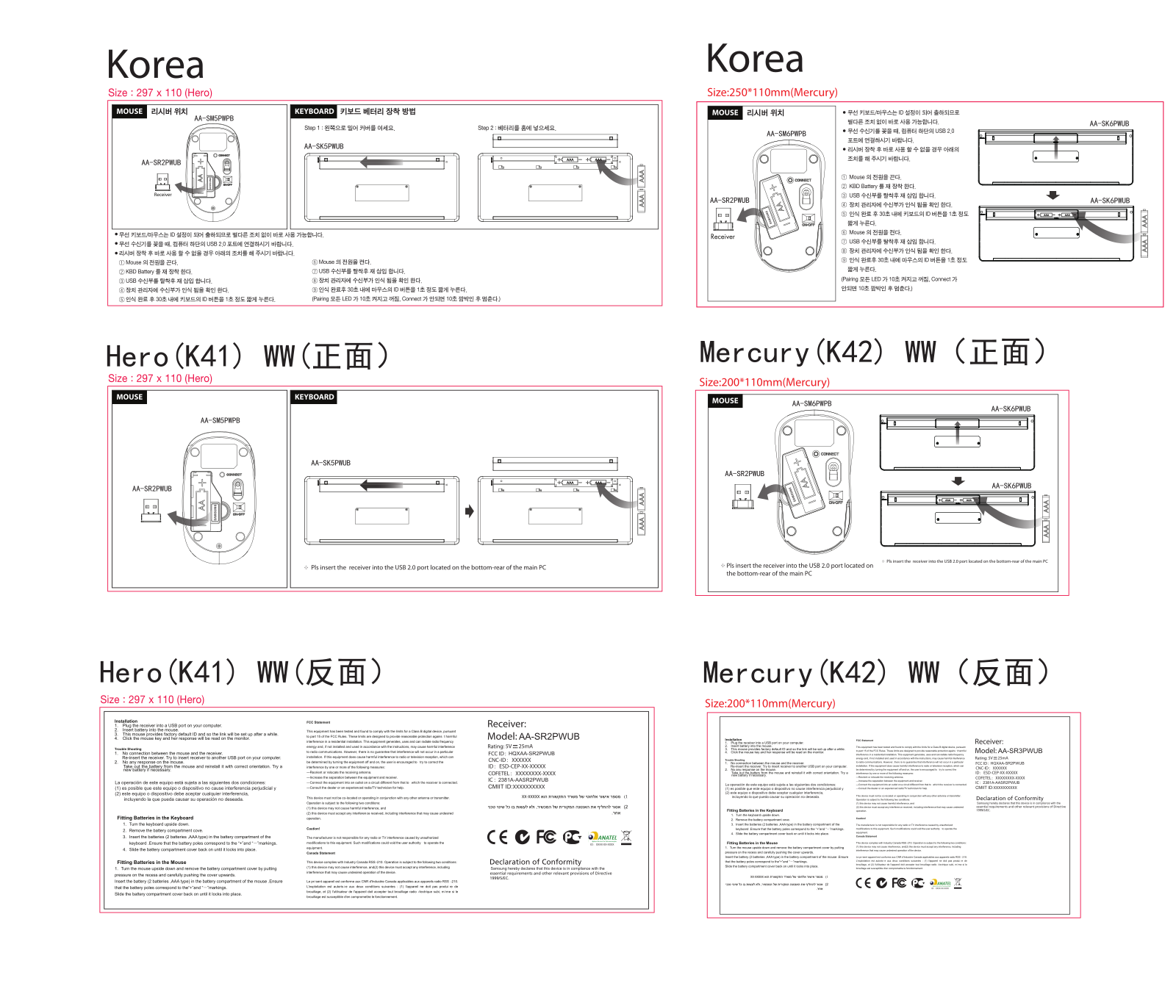 Sysgration AA SK6PWUB, AA SM5PWPB, AA SR2PWUB, AA SK5PWUB, AA SM6PWPB User Manual