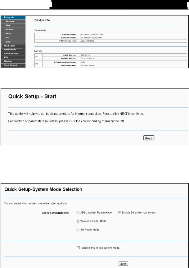 TP-Link TD-W8968 User Manual