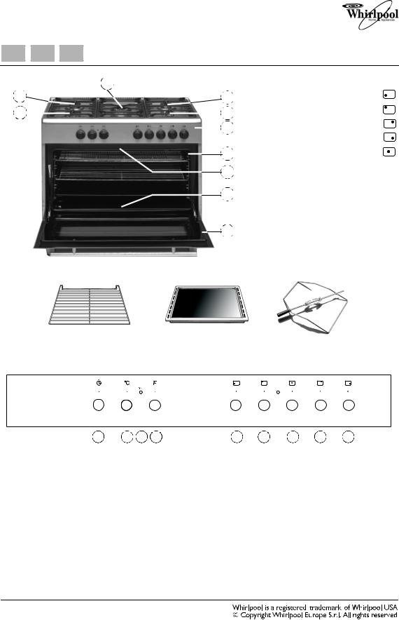 Whirlpool ACM 936/1 IX PRODUCT DESCRIPTION SHEET