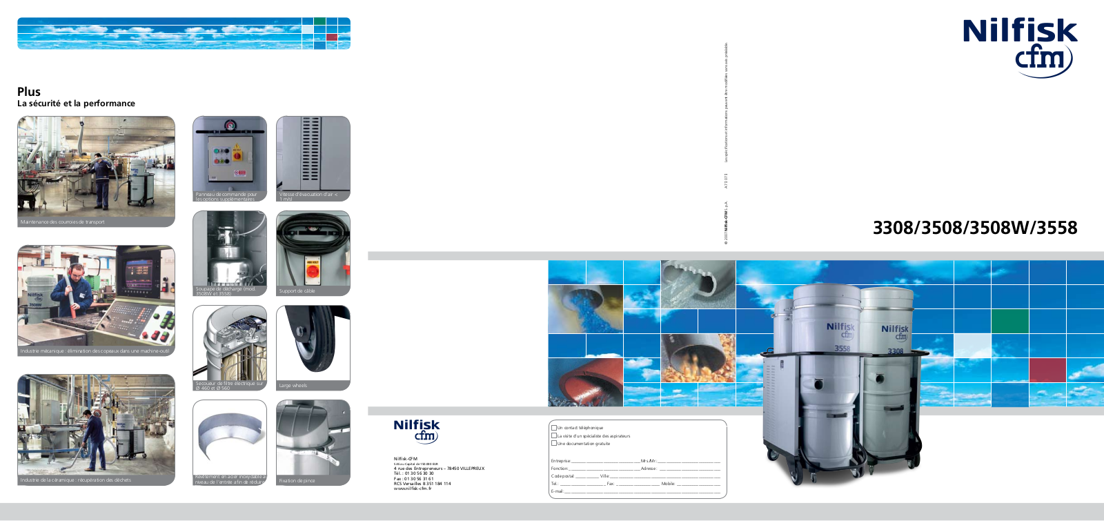 Nilfisk 3308, 3308 L, 3308M, 3308H, 3508 Manual
